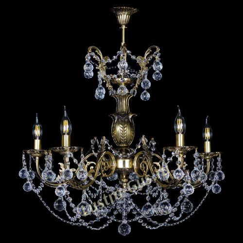 Люстра бронзовая Делия №5 шар в Подольске Гусь Хрустальный