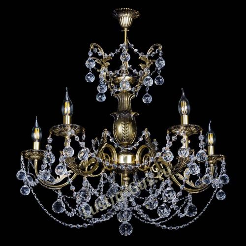 Люстра бронзовая Делия №5 шар в Подольске Гусь Хрустальный