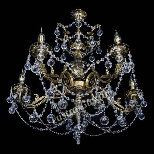 Люстра бронзовая Делия №5 шар в Подольске Гусь Хрустальный