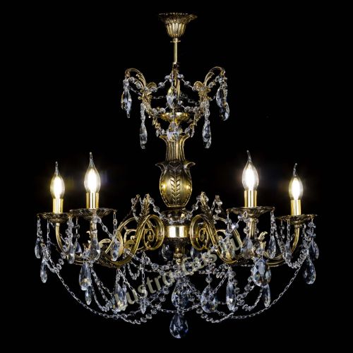 Люстра бронзовая Делия №5 журавлик в Подольске Гусь Хрустальный