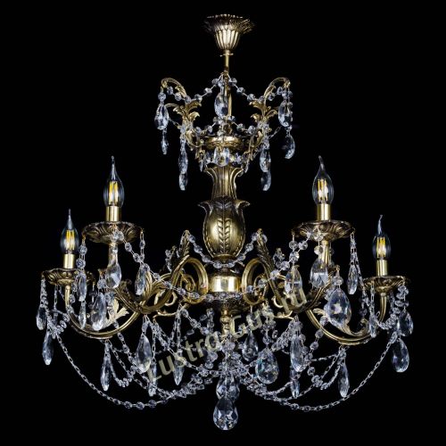 Люстра бронзовая Делия №5 журавлик в Подольске Гусь Хрустальный