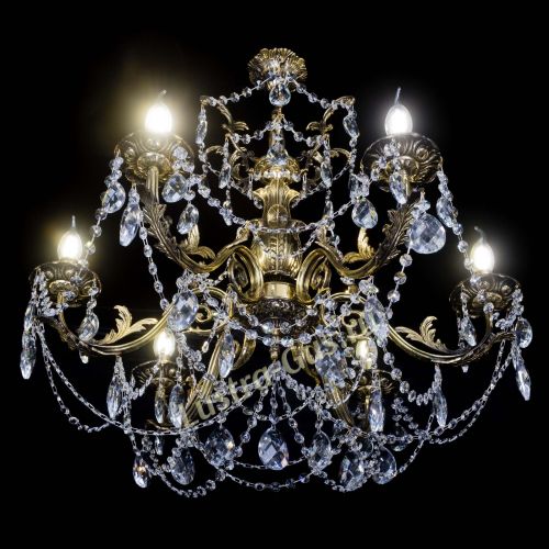 Люстра бронзовая Делия №6 баден в Подольске Гусь Хрустальный