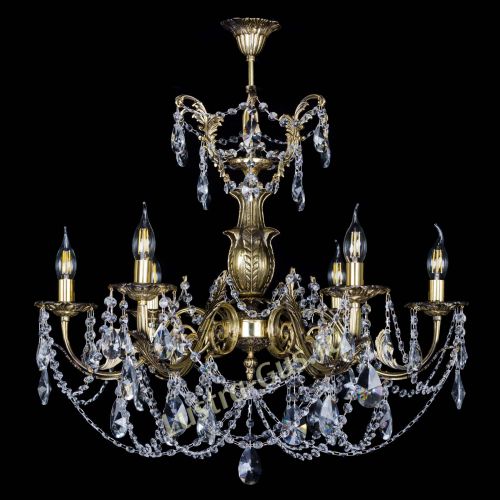 Люстра бронзовая Делия №6 лучик в Подольске Гусь Хрустальный