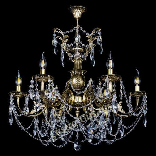 Люстра бронзовая Делия №6 лучик в Подольске Гусь Хрустальный