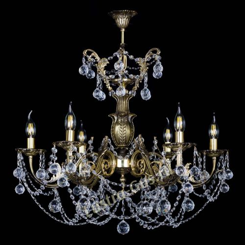 Люстра бронзовая Делия №6 шар в Подольске Гусь Хрустальный