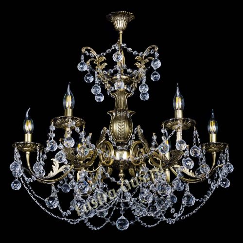 Люстра бронзовая Делия №6 шар в Подольске Гусь Хрустальный