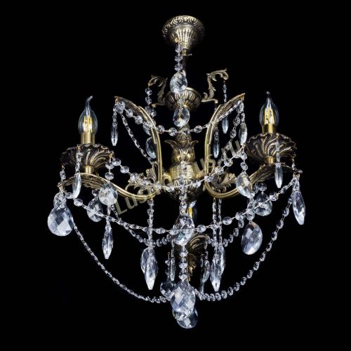 Бронзовая люстра Гелла №3 баден в Подольске Гусь Хрустальный