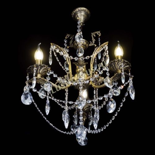 Бронзовая люстра Гелла №3 баден в Подольске Гусь Хрустальный