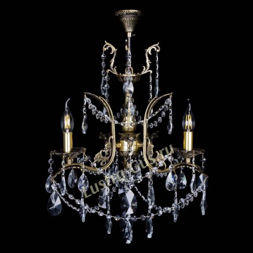 Бронзовая люстра Гелла №3 лучик в Подольске Гусь Хрустальный