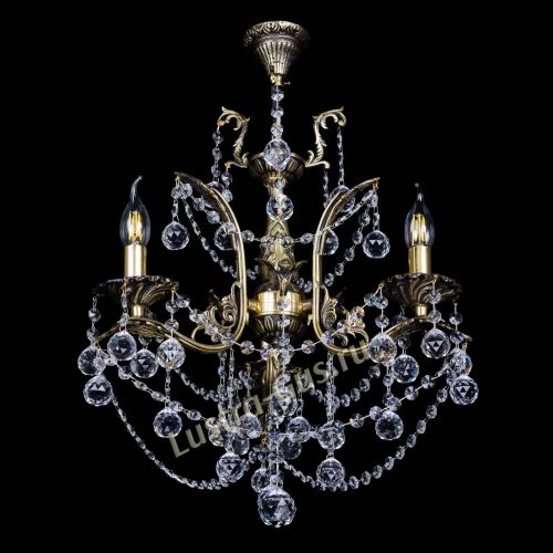 Бронзовая люстра Гелла №3 шар в Подольске Гусь Хрустальный