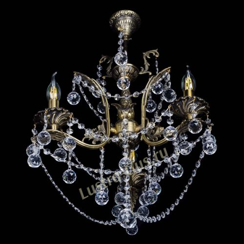 Бронзовая люстра Гелла №3 шар в Подольске Гусь Хрустальный