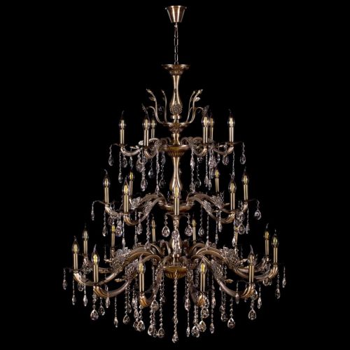 Люстра под бронзу Винтаж №1 1,1 м - Глаз Дракона под бронзу в Подольске Гусь Хрустальный