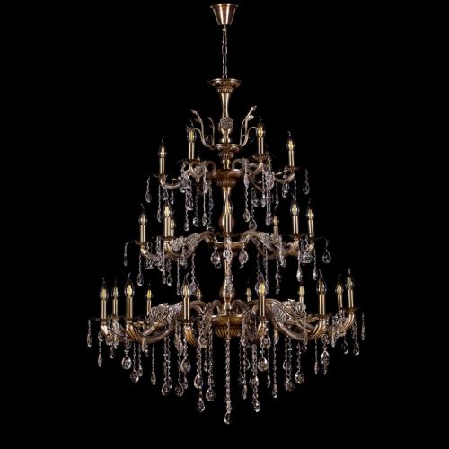 Люстра под бронзу Винтаж №1 1,1 м - Глаз Дракона под бронзу в Подольске Гусь Хрустальный