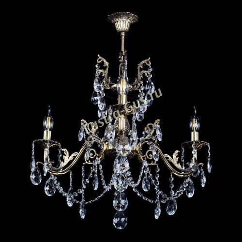 Люстра бронзовая Кассандра №3 журавлик в Подольске Гусь Хрустальный