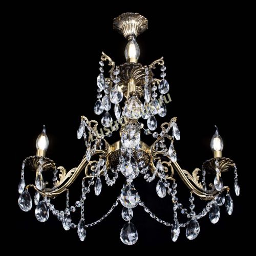 Люстра бронзовая Кассандра №3 журавлик в Подольске Гусь Хрустальный