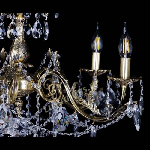 Бронзовая люстра Кассандра №5 баден в Подольске Гусь Хрустальный