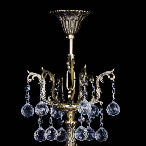 Бронзовая люстра Кассандра №5 шар в Подольске Гусь Хрустальный