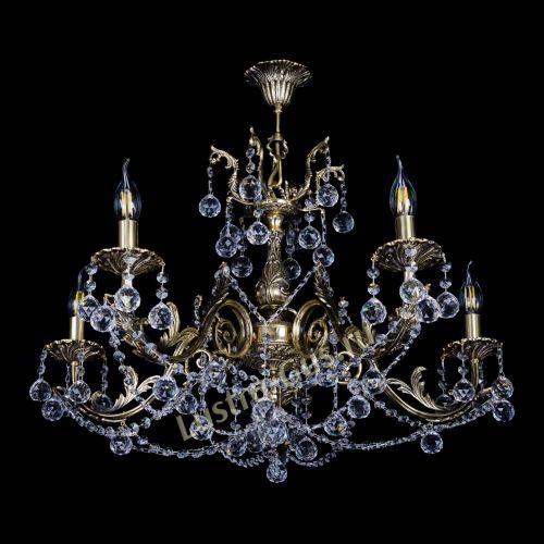 Бронзовая люстра Кассандра №5 шар в Подольске Гусь Хрустальный