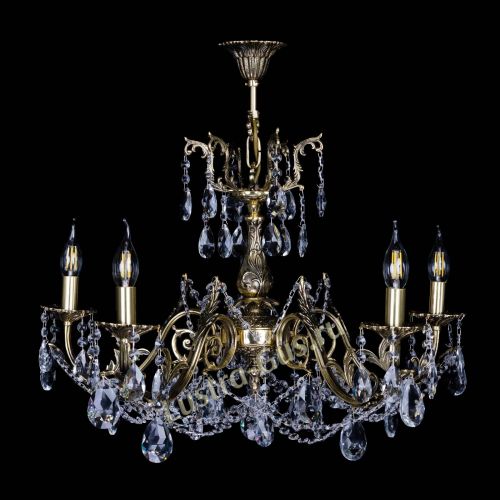 Бронзовая люстра Кассандра №5 журавлик в Подольске Гусь Хрустальный