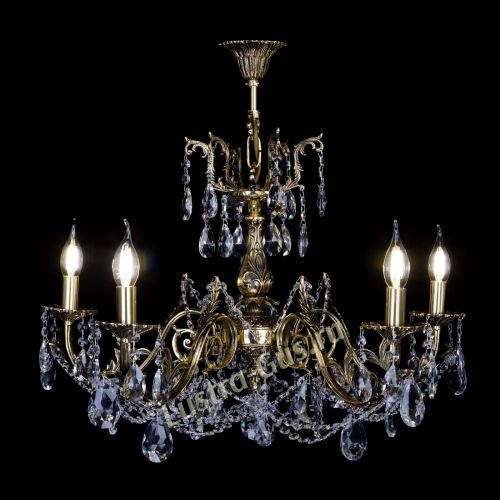 Бронзовая люстра Кассандра №5 журавлик в Подольске Гусь Хрустальный