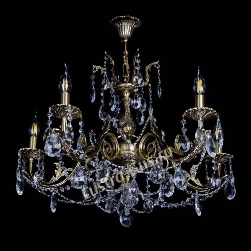 Бронзовая люстра Кассандра №5 журавлик в Подольске Гусь Хрустальный