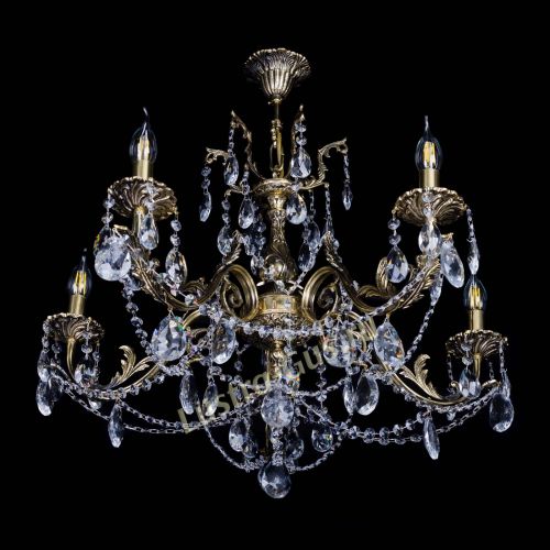 Бронзовая люстра Кассандра №5 журавлик в Подольске Гусь Хрустальный