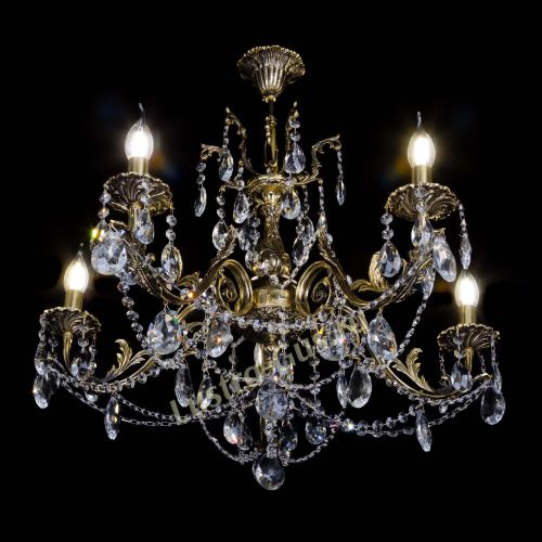 Бронзовая люстра Кассандра №5 журавлик в Подольске Гусь Хрустальный