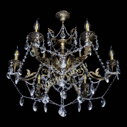 Бронзовая люстра Кассандра №6/2 баден в Подольске Гусь Хрустальный