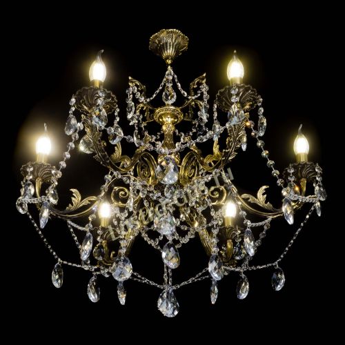 Бронзовая люстра Кассандра №6/2 баден в Подольске Гусь Хрустальный