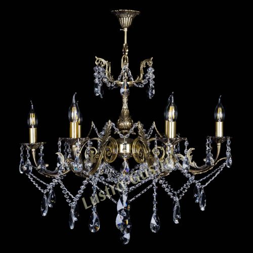  Бронзовая люстра Кассандра №6/2 лучик в Подольске Гусь Хрустальный