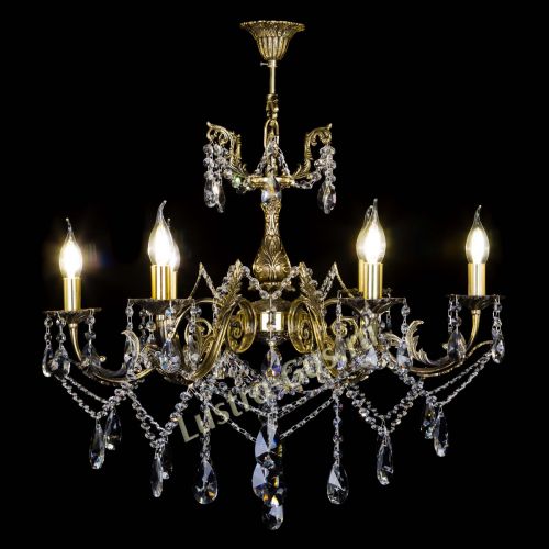  Бронзовая люстра Кассандра №6/2 лучик в Подольске Гусь Хрустальный