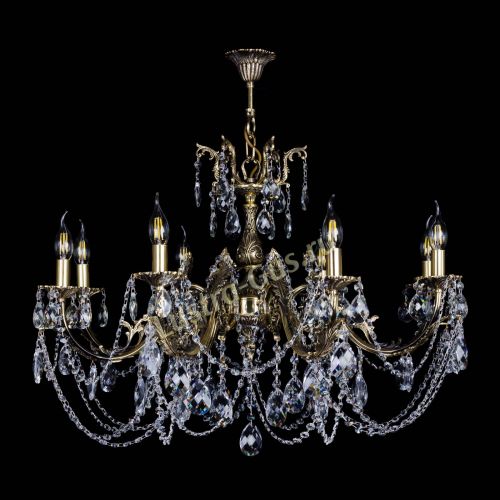 Бронзовая люстра Кассандра №8 баден в Подольске Гусь Хрустальный