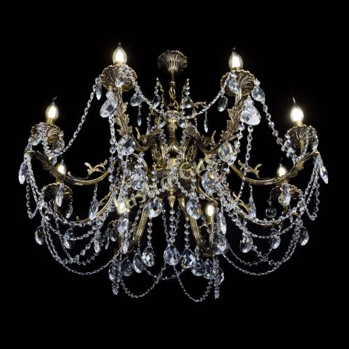 Бронзовая люстра Кассандра №8 баден в Подольске Гусь Хрустальный