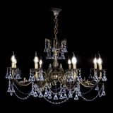 Бронзовая люстра Кассандра №8 удлиненная с конусами в Подольске Бронзовая люстра Кассандра №8 удлиненная с конусами в Подольске