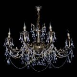 Бронзовая люстра Кассандра №8 удлиненная с конусами в Подольске Бронзовая люстра Кассандра №8 удлиненная с конусами в Подольске