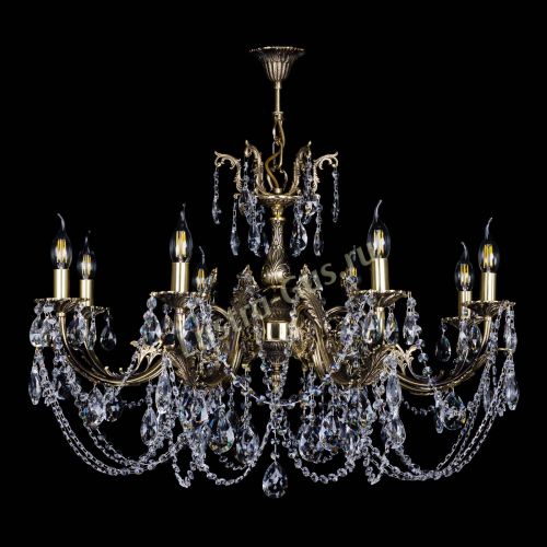 Бронзовая люстра Кассандра №8 журавлик в Подольске Гусь Хрустальный