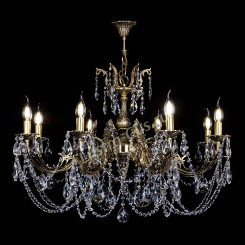 Бронзовая люстра Кассандра №8 журавлик в Подольске Гусь Хрустальный