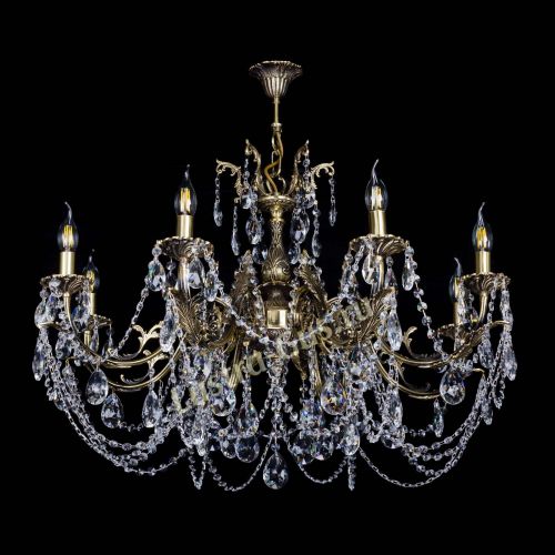 Бронзовая люстра Кассандра №8 журавлик в Подольске Гусь Хрустальный