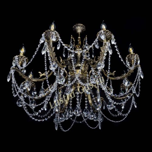 Бронзовая люстра Кассандра №8 журавлик в Подольске Гусь Хрустальный