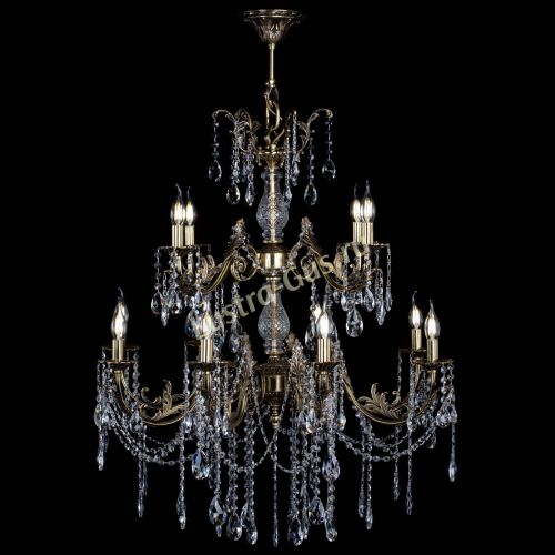 Люстра бронзовая Кассандра Алфея №12 журавлик в Подольске Гусь Хрустальный