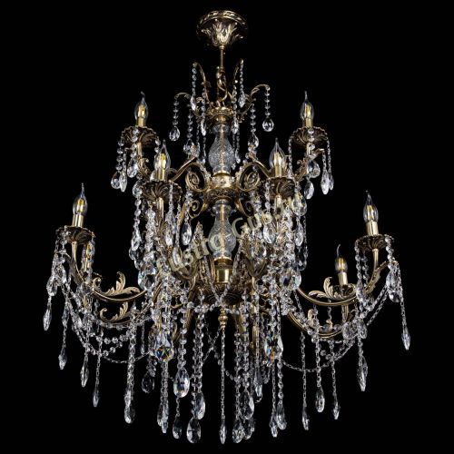 Люстра бронзовая Кассандра Алфея №12 журавлик в Подольске Гусь Хрустальный