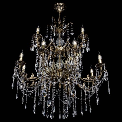 Люстра бронзовая Кассандра Алфея №12 журавлик в Подольске Гусь Хрустальный