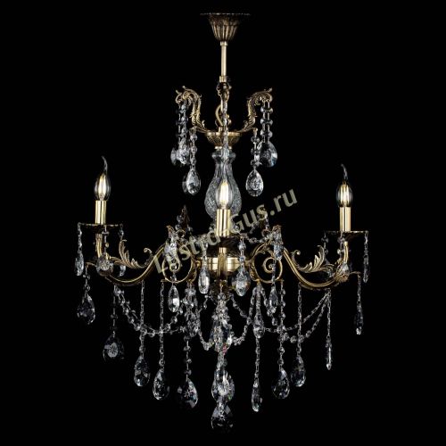 Люстра бронзовая Кассандра Алфея №3/1 звездочка в Подольске Гусь Хрустальный