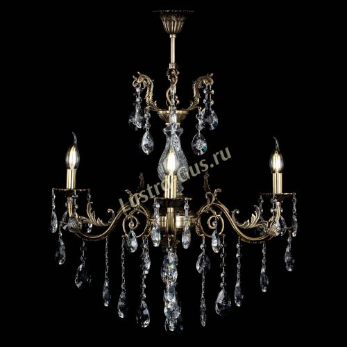 Люстра бронзовая Кассандра Алфея №3/2 звездочка в Подольске Гусь Хрустальный