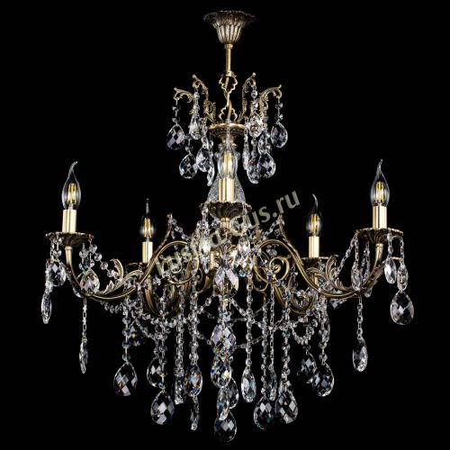 Люстра бронзовая Кассандра Алфея №5/1 баден в Подольске Гусь Хрустальный