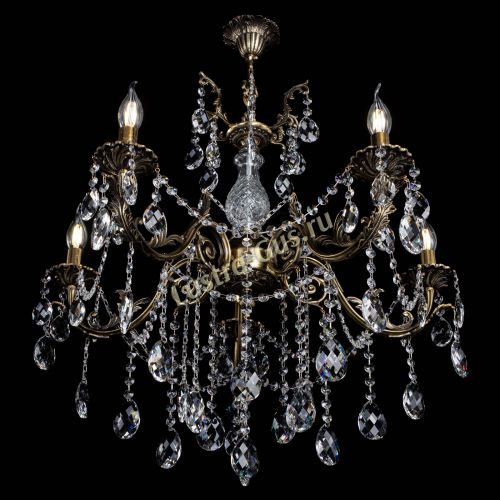 Люстра бронзовая Кассандра Алфея №5/1 баден в Подольске Гусь Хрустальный