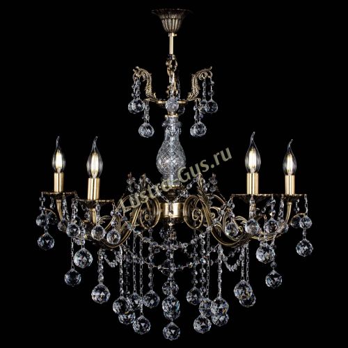 Люстра бронзовая Кассандра Алфея №5/1 шар в Подольске Гусь Хрустальный