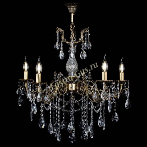 Люстра бронзовая Кассандра Алфея №5/1 звездочка в Подольске Гусь Хрустальный