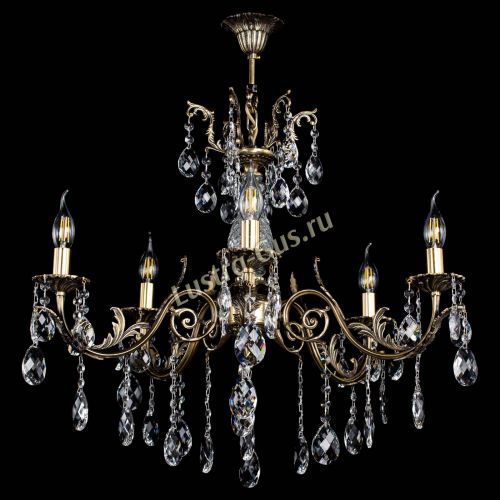 Люстра бронзовая Кассандра Алфея №5/2 баден в Подольске Гусь Хрустальный