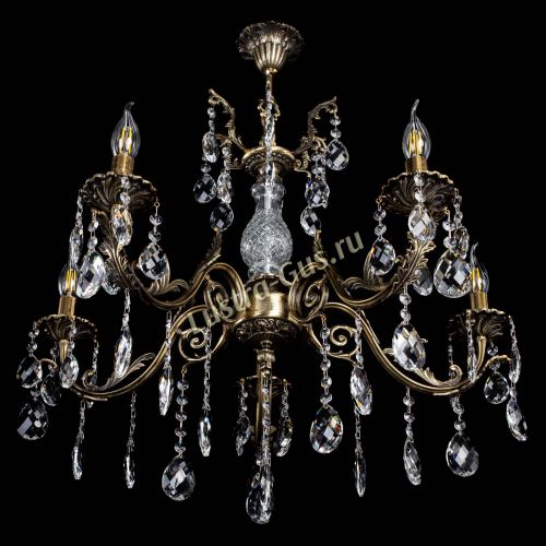 Люстра бронзовая Кассандра Алфея №5/2 баден в Подольске Гусь Хрустальный